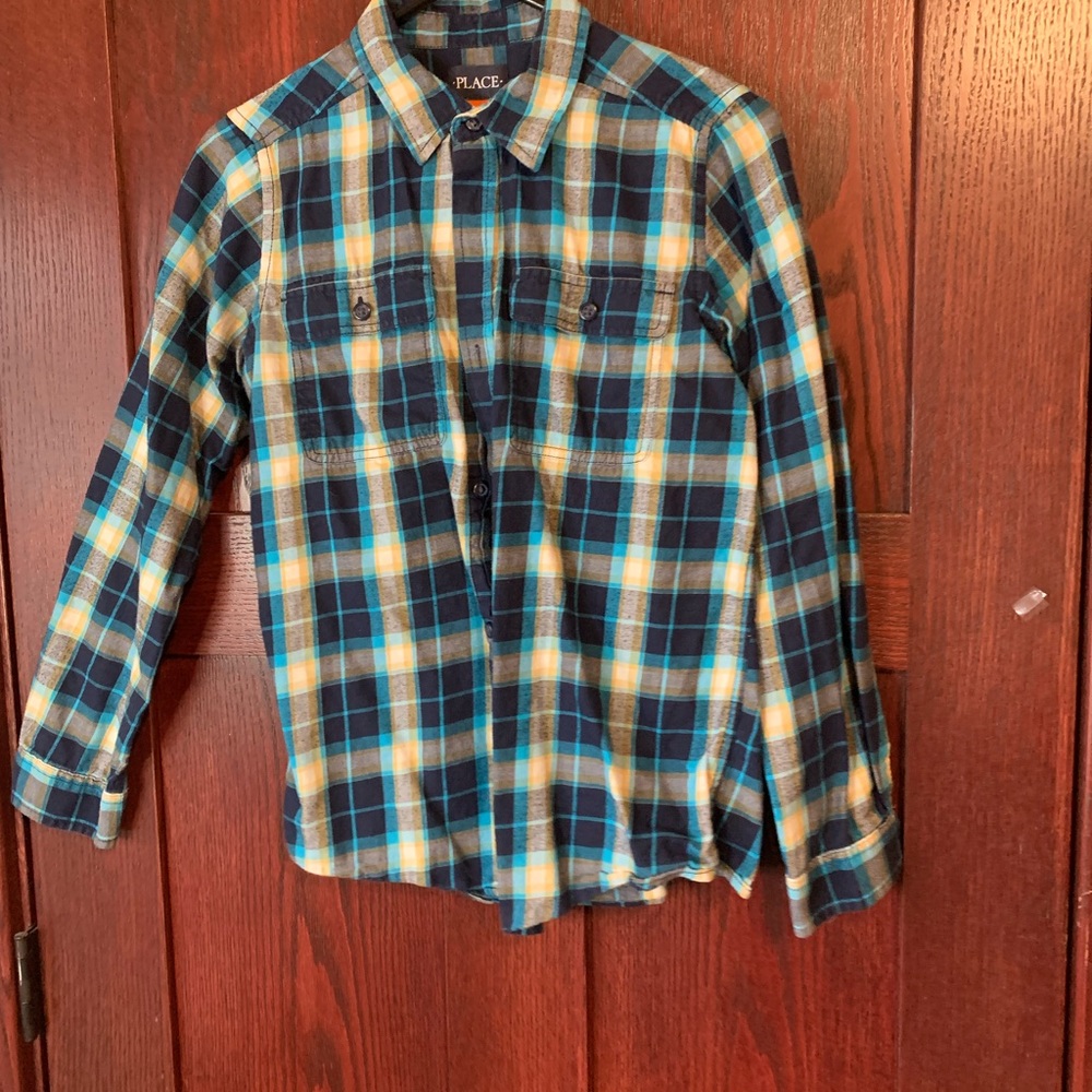 The childrens place flannel button down